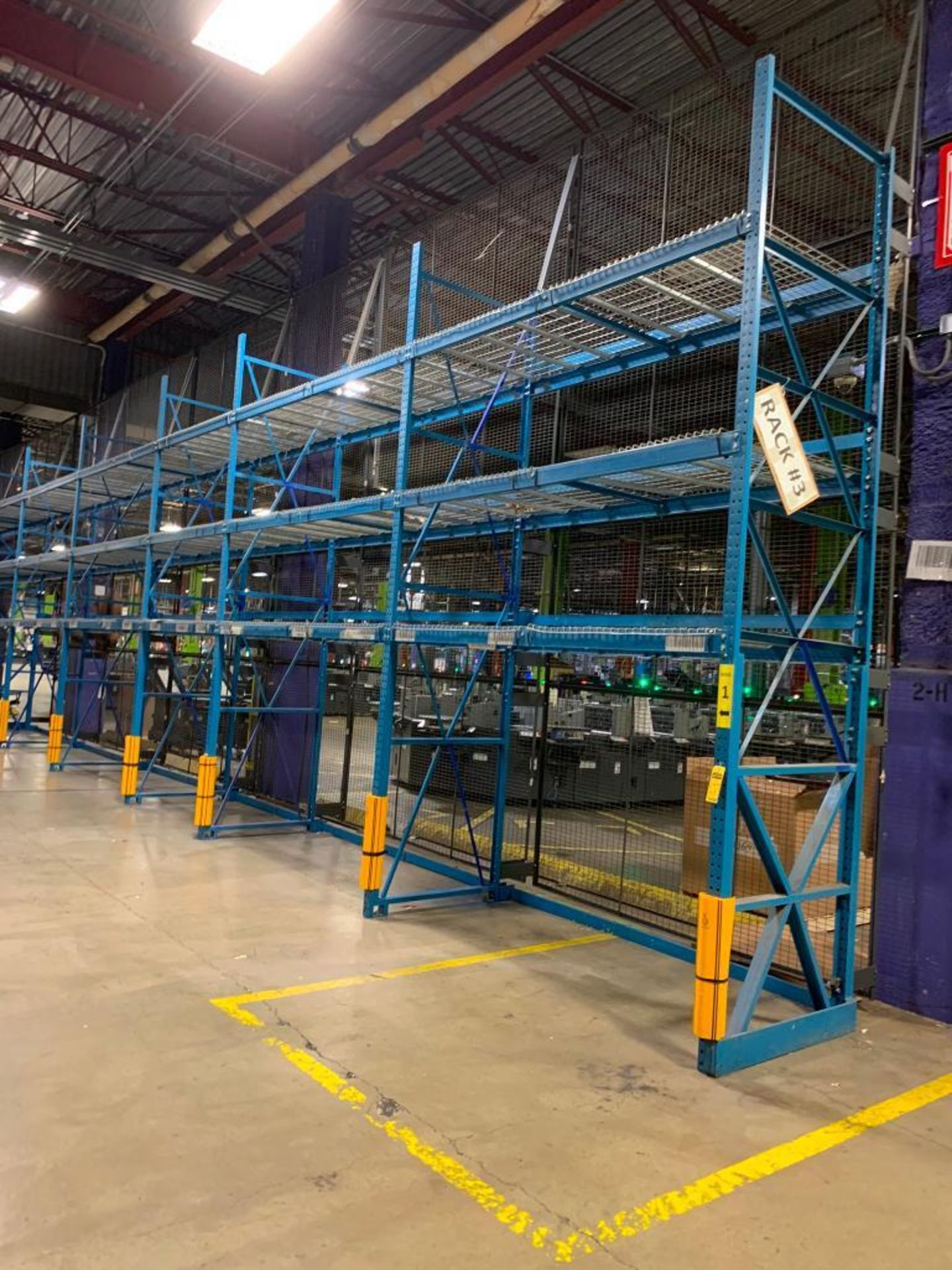 (18x) Bays of Bolt-Together Pallet Rack; (19) 15' X 44" Uprights, (78) 9' X 4", (16) 12' X 6", (6) 7 - Bild 12 aus 12