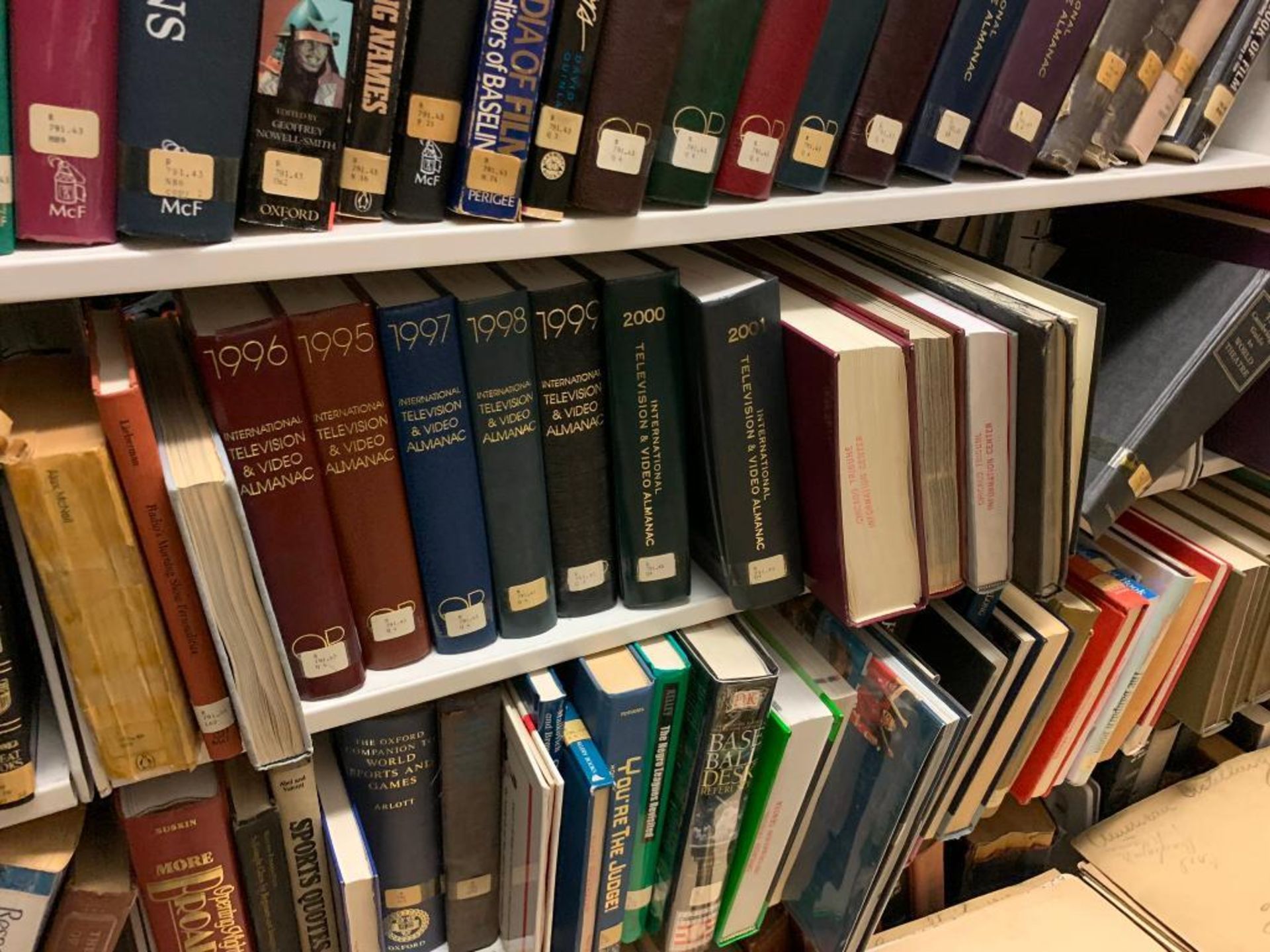 (6) Rows of Assorted Books, Chicago Tribune Indexes, Tribune Almanacs, Printing & News, Dictionaries - Image 54 of 71