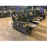 (4x) Goss Incline Conveyors, Model NP227/F400359, F400355, F400356, F400358, 9" W Belt