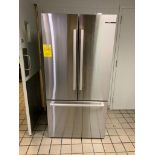 Bosch Side by Side/ Bottom Freezer Stainless Refrigerator, Smart Fridge Tech., Water Dispenser