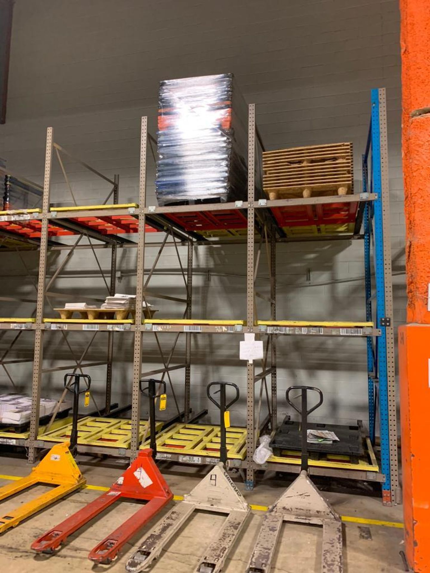 (12x) Bays of Bolt-Together Push-Back Rack; 15' T X 104" D, Each Bay Has (6) Pallet Positions - Image 4 of 9