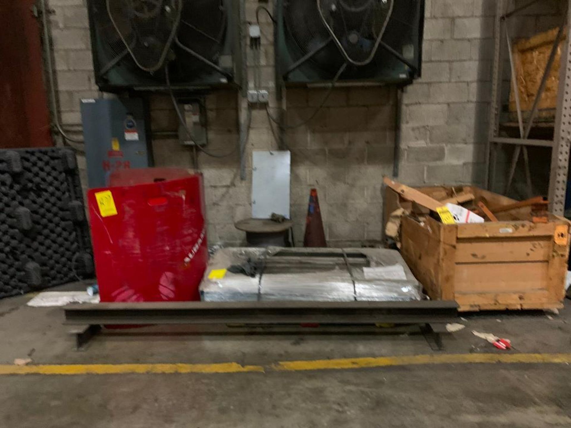 Contents of (3) Sections of Pallet Racking Including Gear Boxes, Gears, Color Roll Cylinders, Auramo - Image 5 of 34