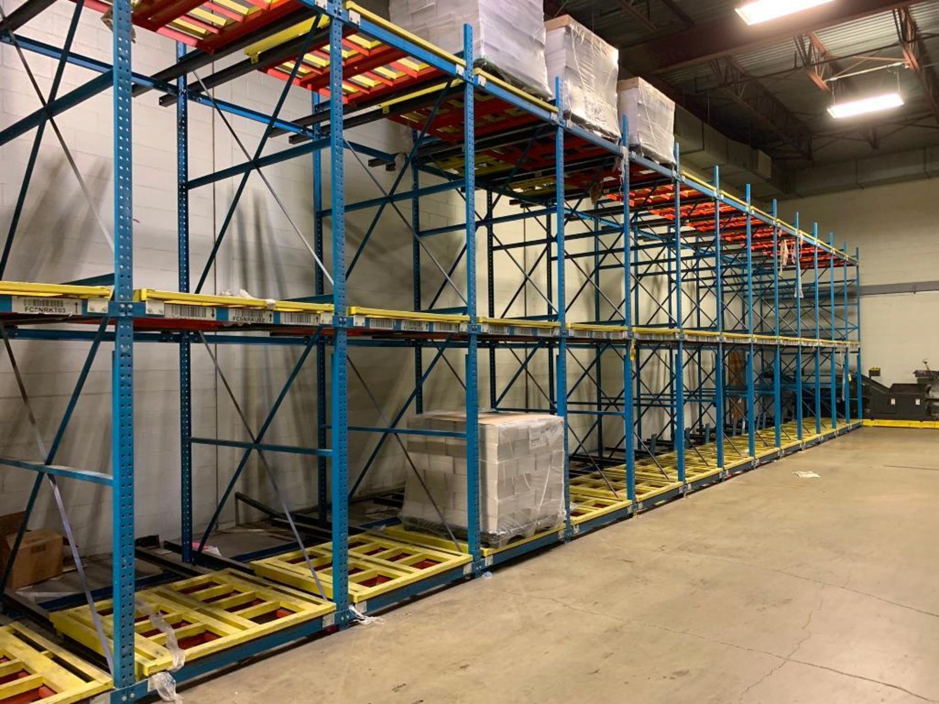 (33x) Bays of Bolt-Together Push-Back Rack; 15' T X 104" D, Each Bay Has (6) Pallet Positions - Image 8 of 10