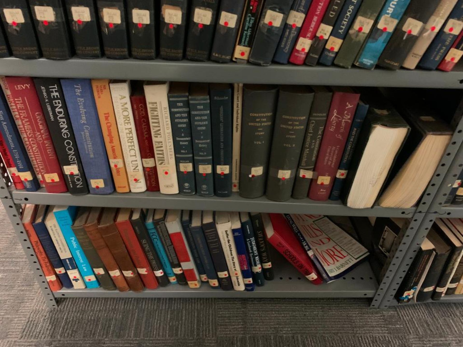 (6) Sections of Clip Shelving w/ Assorted Books, Animal, Mythology, Education, Criminal Law, Guns - Image 27 of 27