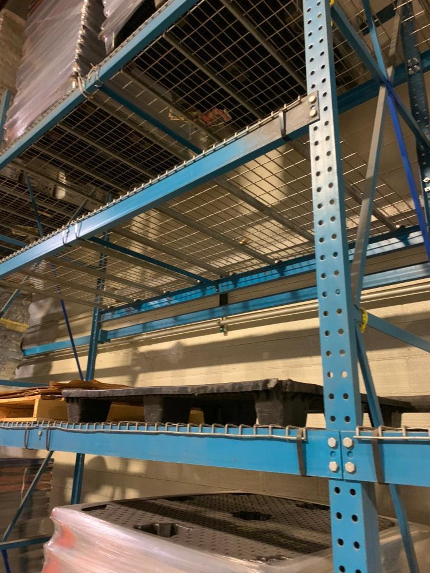 (8x) Bays of Bolt-Together Pallet Rack; (10) 15' X 44" Uprights, (28) 9' X 4", (4) 75" X 4", (4) 53" - Image 8 of 8