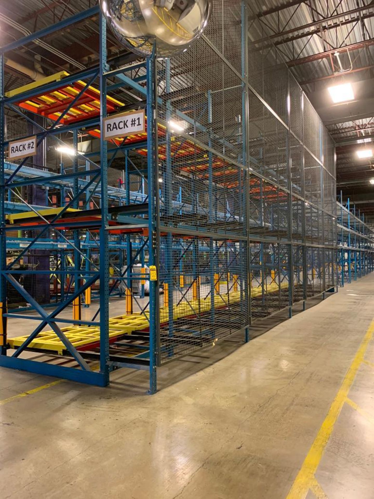 (12x) Bays of Bolt-Together Push-Back Pallet Rack; 15' T X 104" D, Each Bay Has (6) Pallet Positions - Image 9 of 12