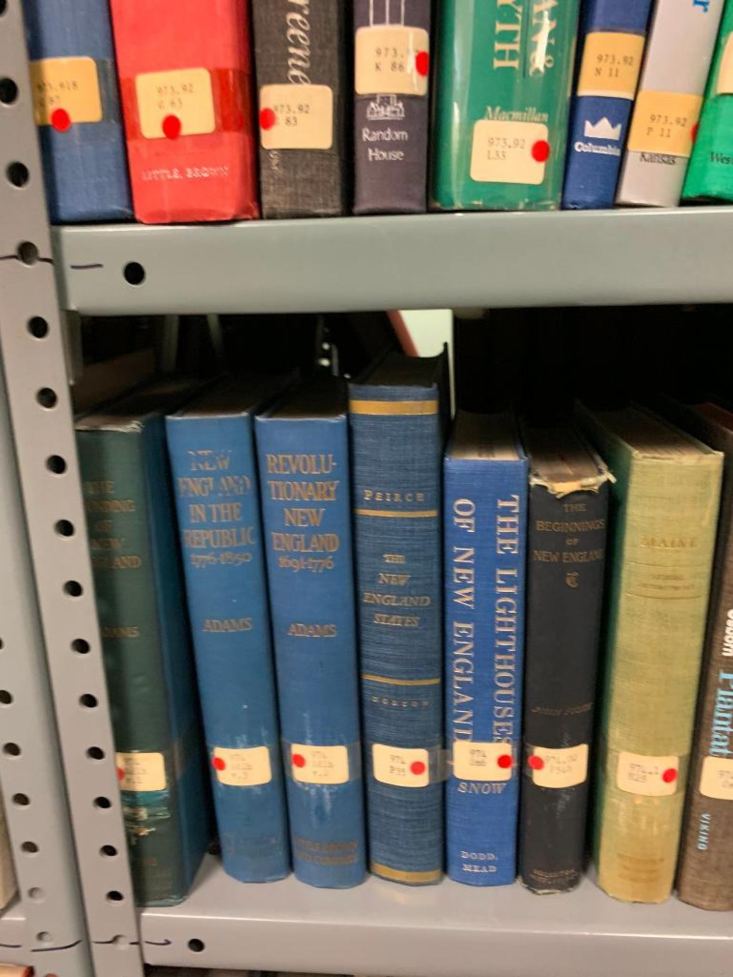 (6) Sections of Clip Shelving w/ Assorted History Books, Public Papers of Franklin D. Roosevelt, A H - Image 38 of 89