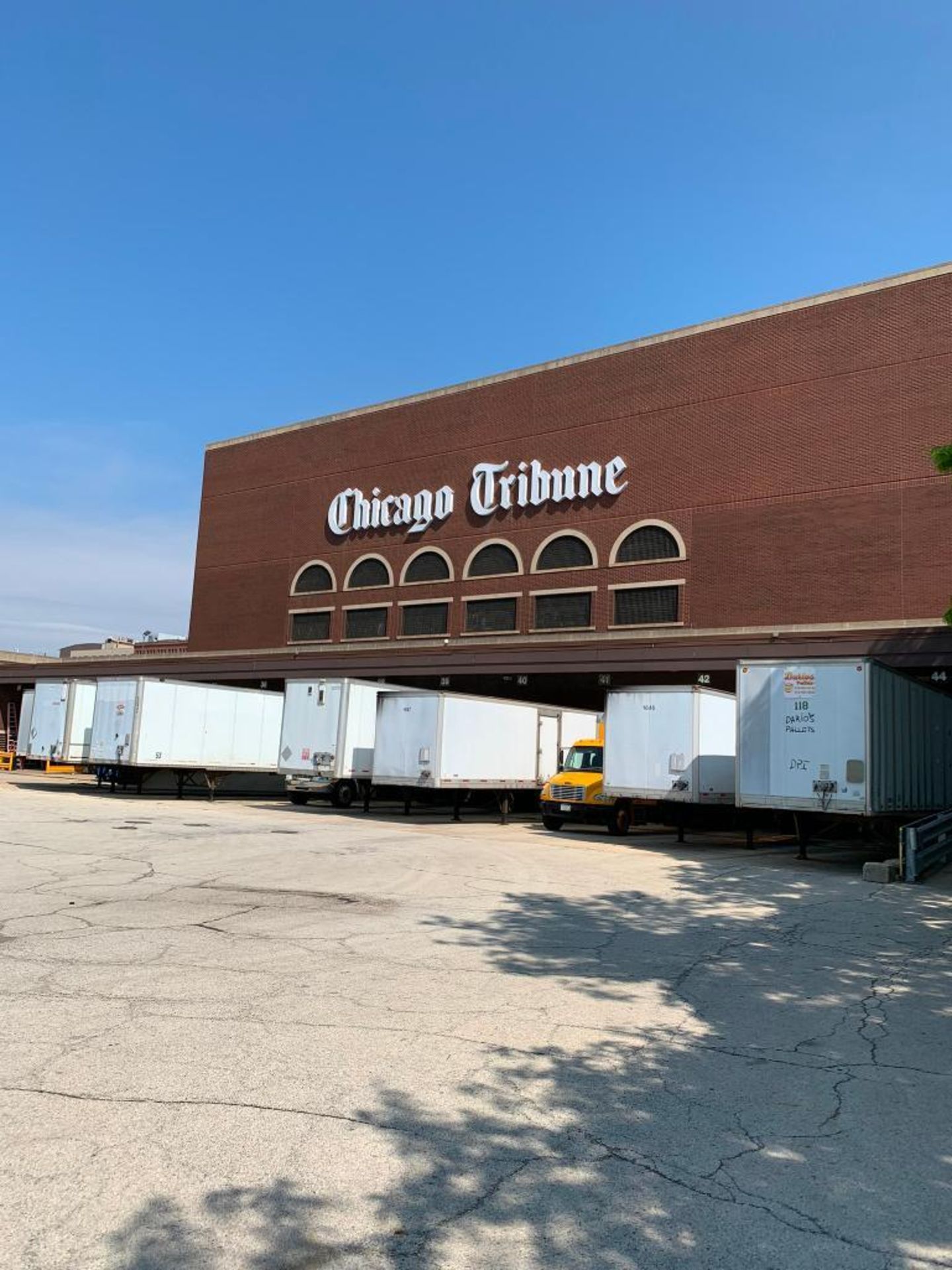 Large Chicago Tribune Sign (Located on the South Side of the Building) - Image 2 of 3