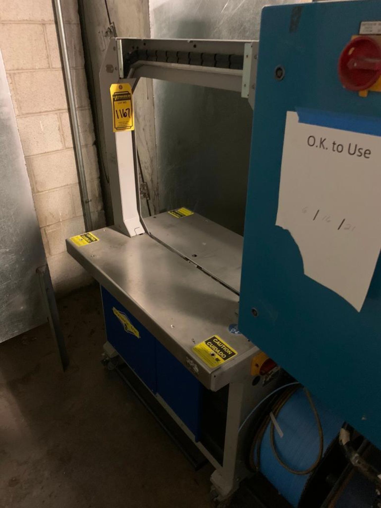 Assorted O.O.S. Strapping Machines, Gripper Conveyor - Image 9 of 24