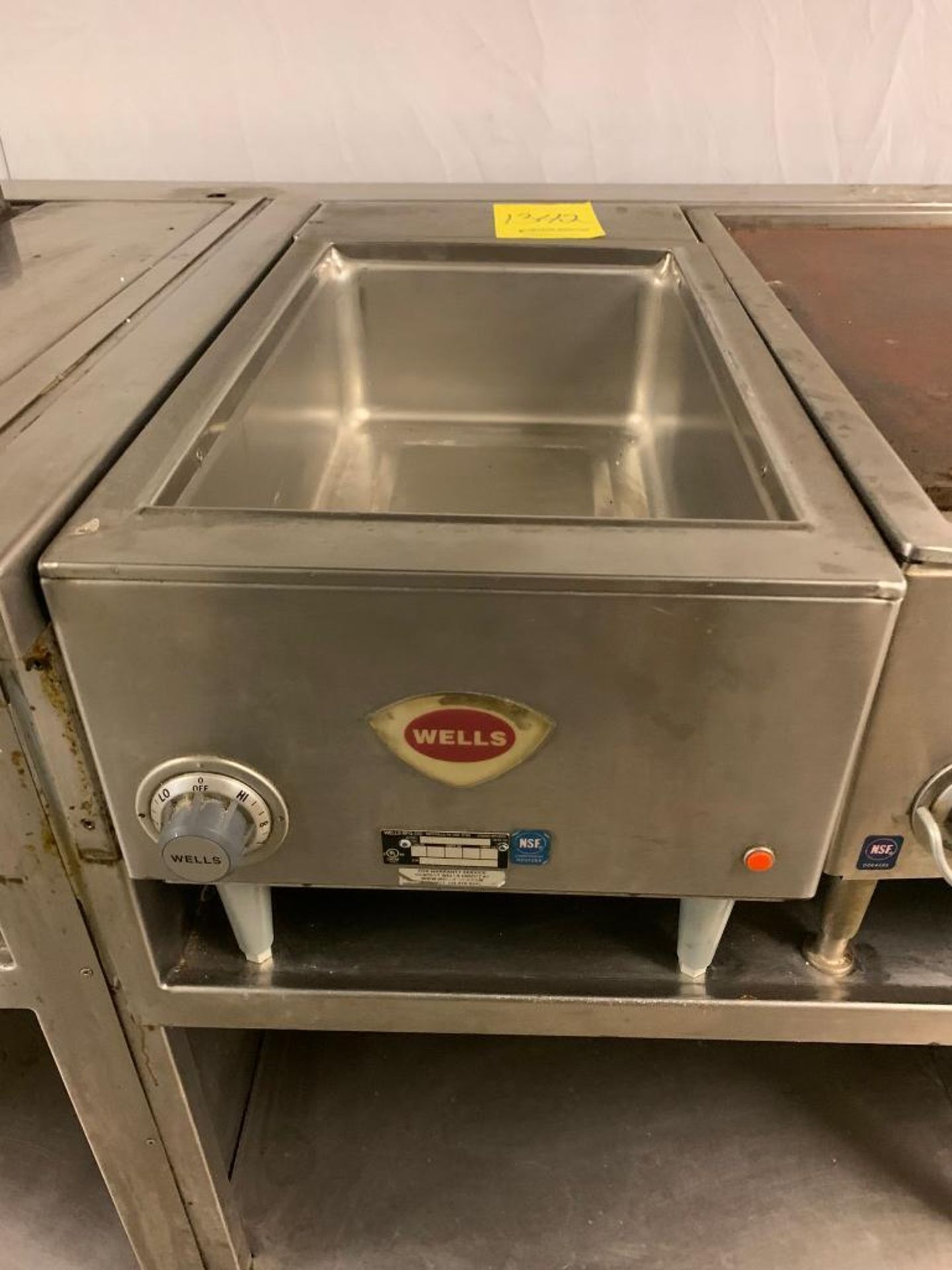 Wells Commercial Kitchen Equipment; Dual Deep Fryer, Twin Lift Top Grill Unit, 47" X 24" Flat Top Co - Image 4 of 6