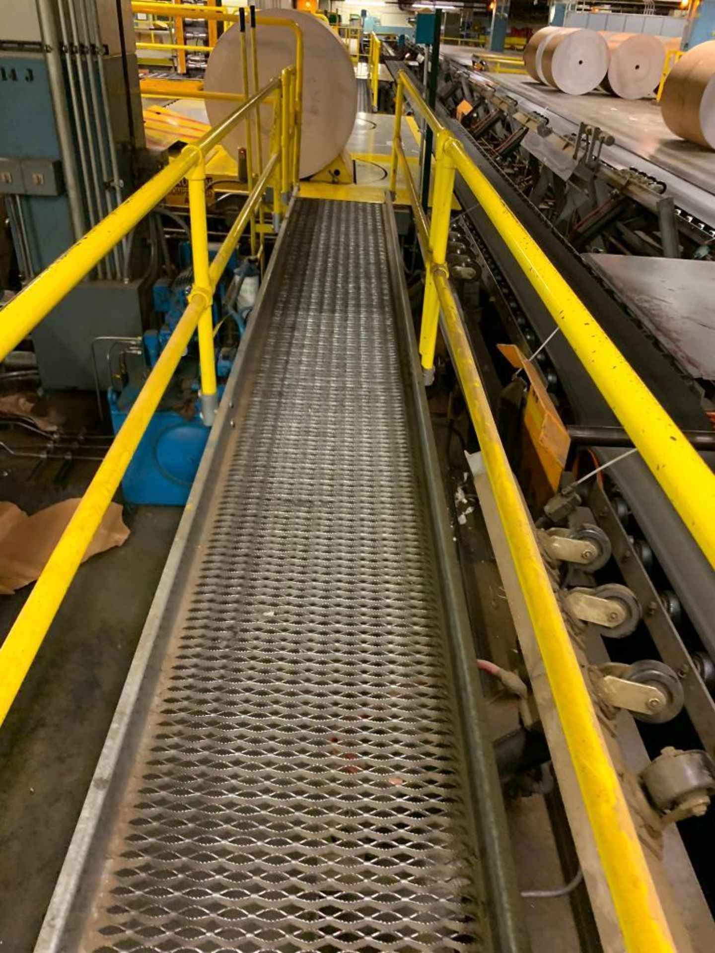 (4) Automatic Paper Stripper Stations Including Operator Panels, Down Ender Infeed Power Conveyor & - Image 27 of 41