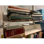 (6) Rows of Assorted Books, Chicago Tribune Indexes, Tribune Almanacs, Printing & News, Dictionaries