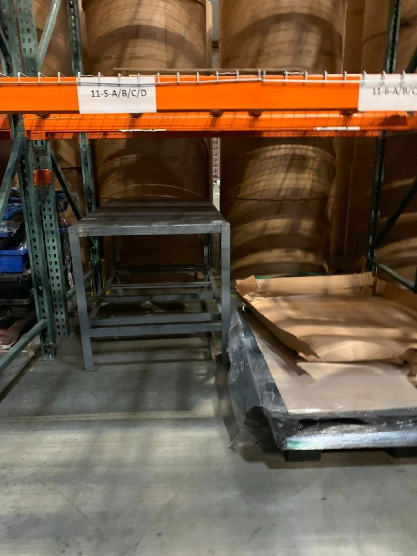 Content on (6) Rows of Pallet Rack: Inserter Parts, Assorted Joggers, Electric Motors, Utility Light - Image 36 of 48