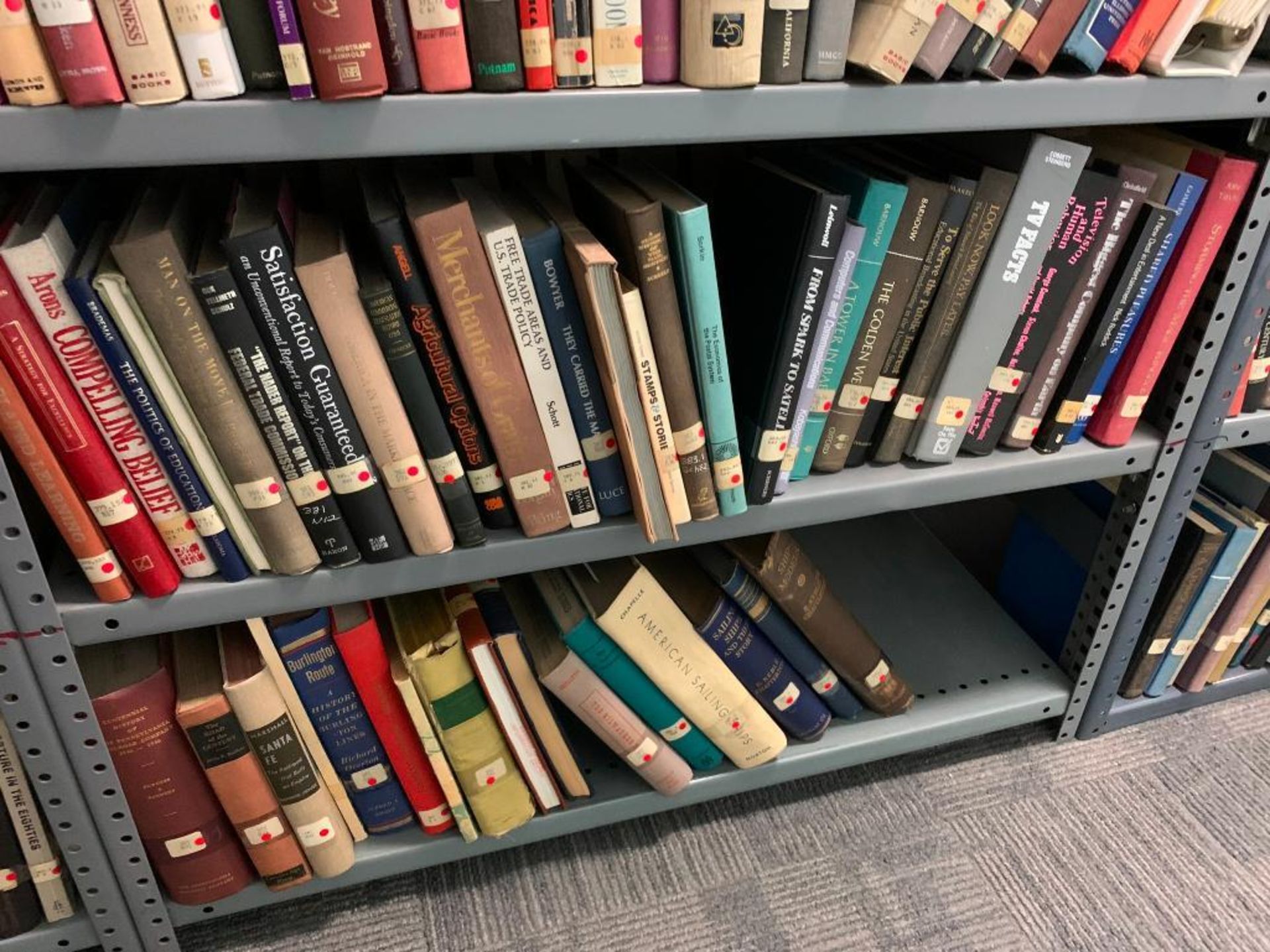 (6) Sections of Clip Shelving w/ Assorted Books, Animal, Mythology, Education, Criminal Law, Guns - Image 12 of 27