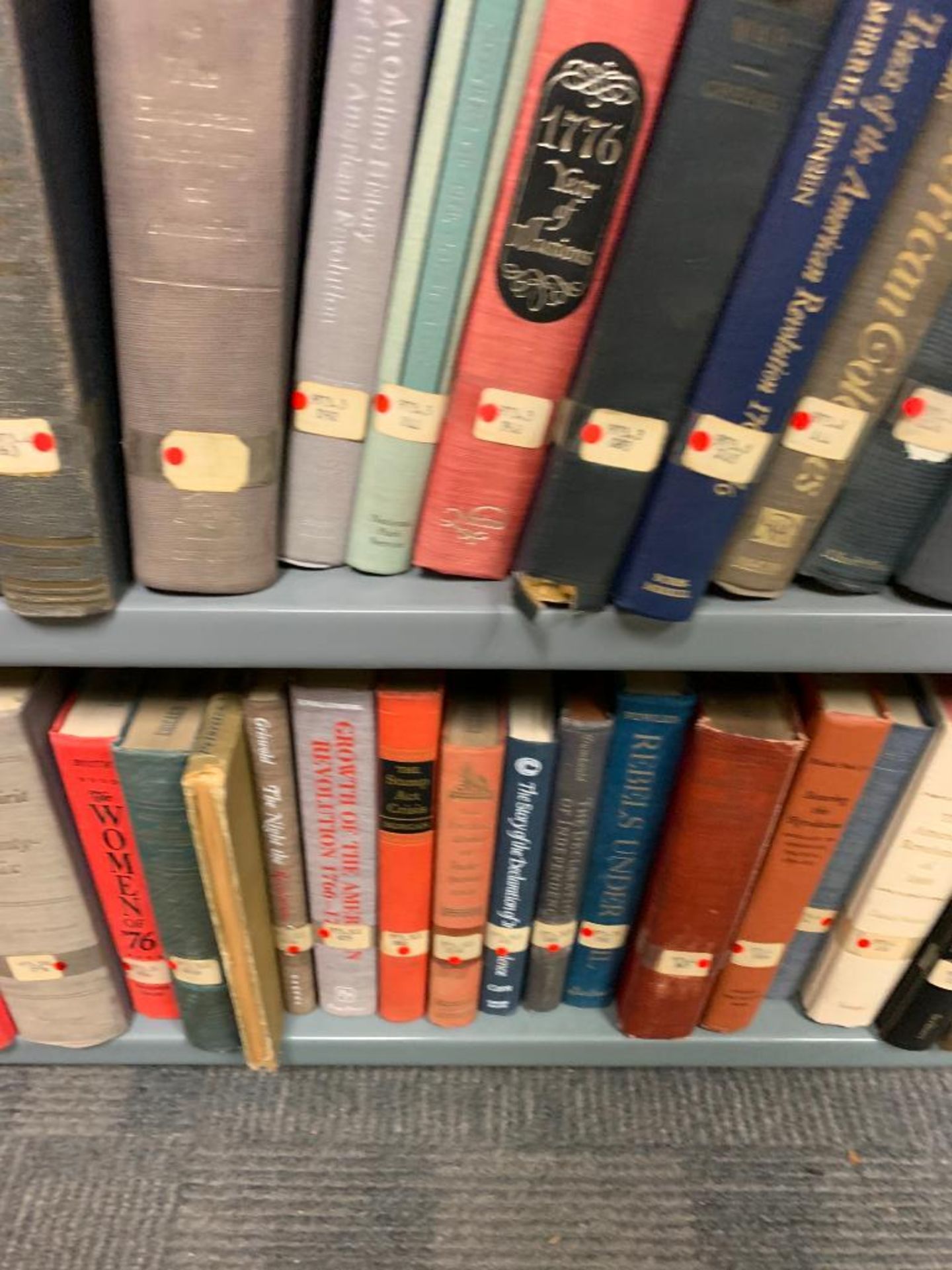 (6) Sections of Clip Shelving w/ Assorted History Books, Public Papers of Franklin D. Roosevelt, A H - Image 63 of 89