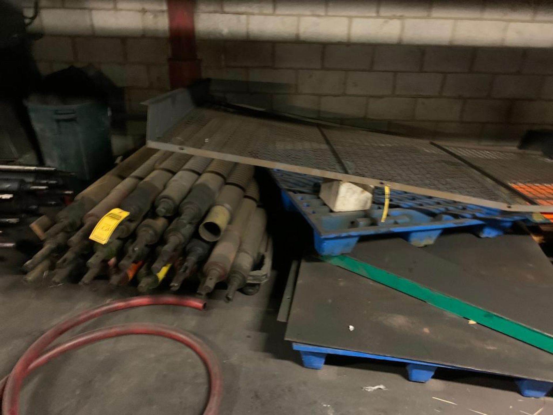 Assorted Press Machine Rolls, Push-Back Rack Pallets, Spools of Hose, Oil Separator Cans - Image 12 of 19