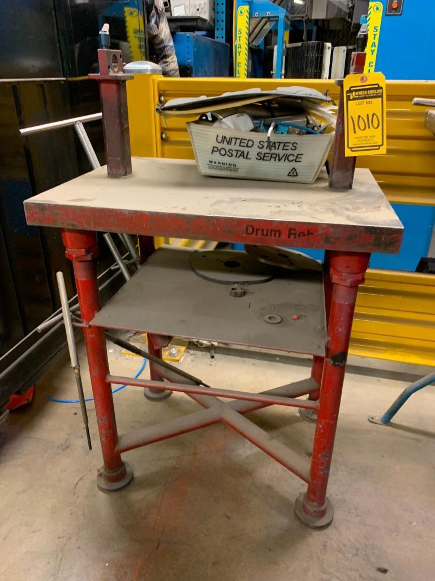 Contents of Table & in Corner, Fastening Table, Pallet Rack & Content - Image 12 of 29