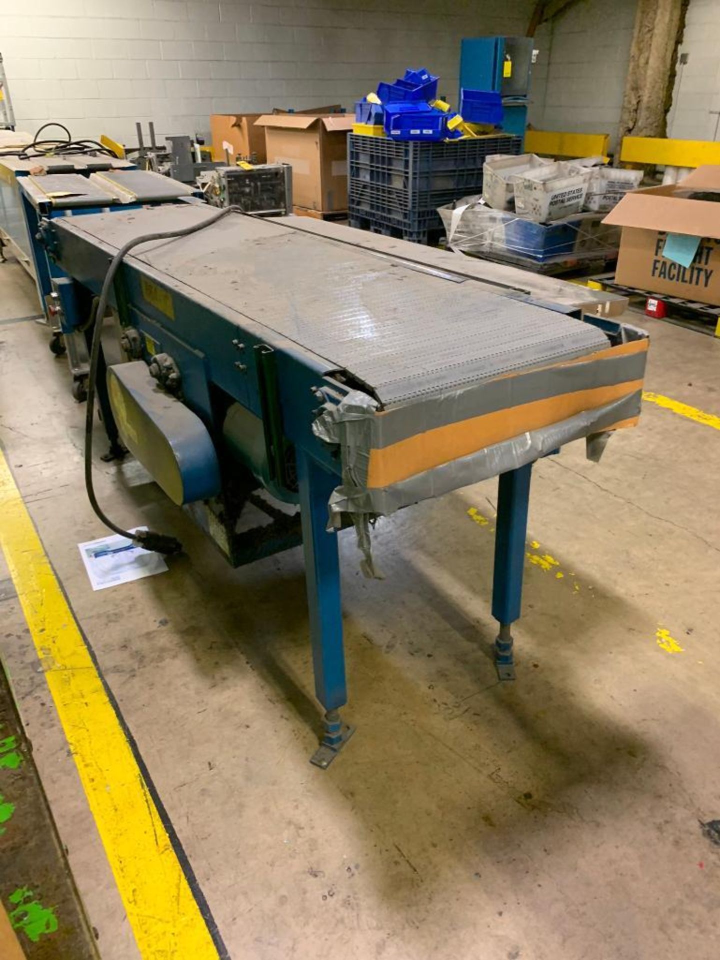 Dynaric Inc Strapping Machine, Power Conveyor, 18" X 84", Gravity Conveyor, Schur Conveyor, Type ABC - Image 3 of 14