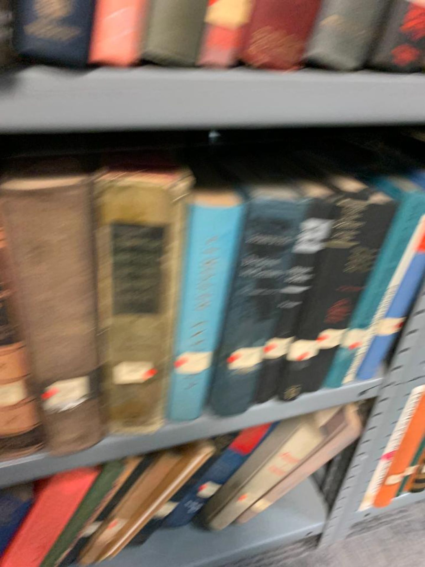 (6) Sections of Clip Shelving w/ Assorted History Books, Public Papers of Franklin D. Roosevelt, A H - Image 89 of 89