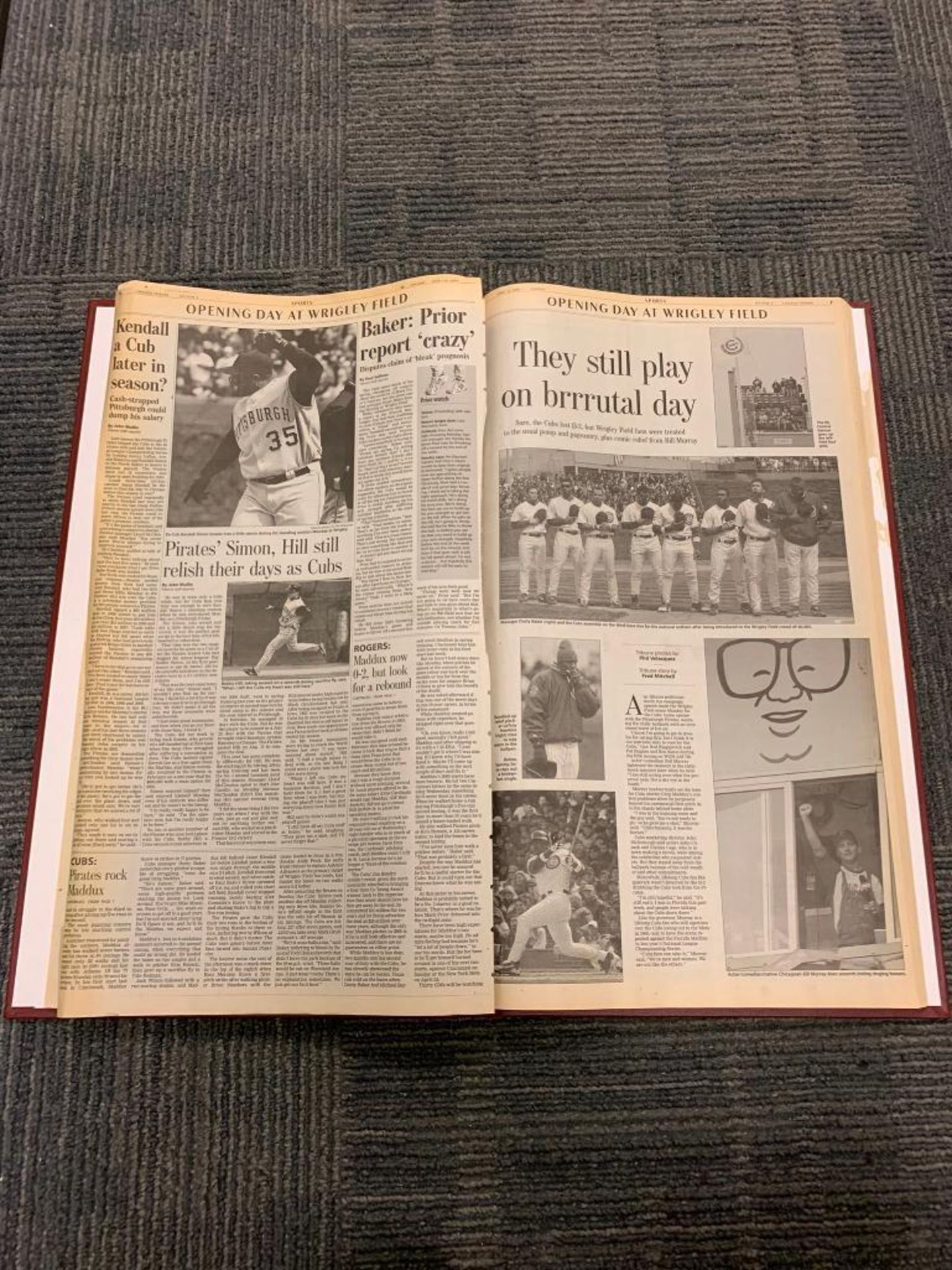 (28) Boxes of Chicago Tribune Newspaper Sports Books (Located on 3rd Floor) - Image 5 of 5