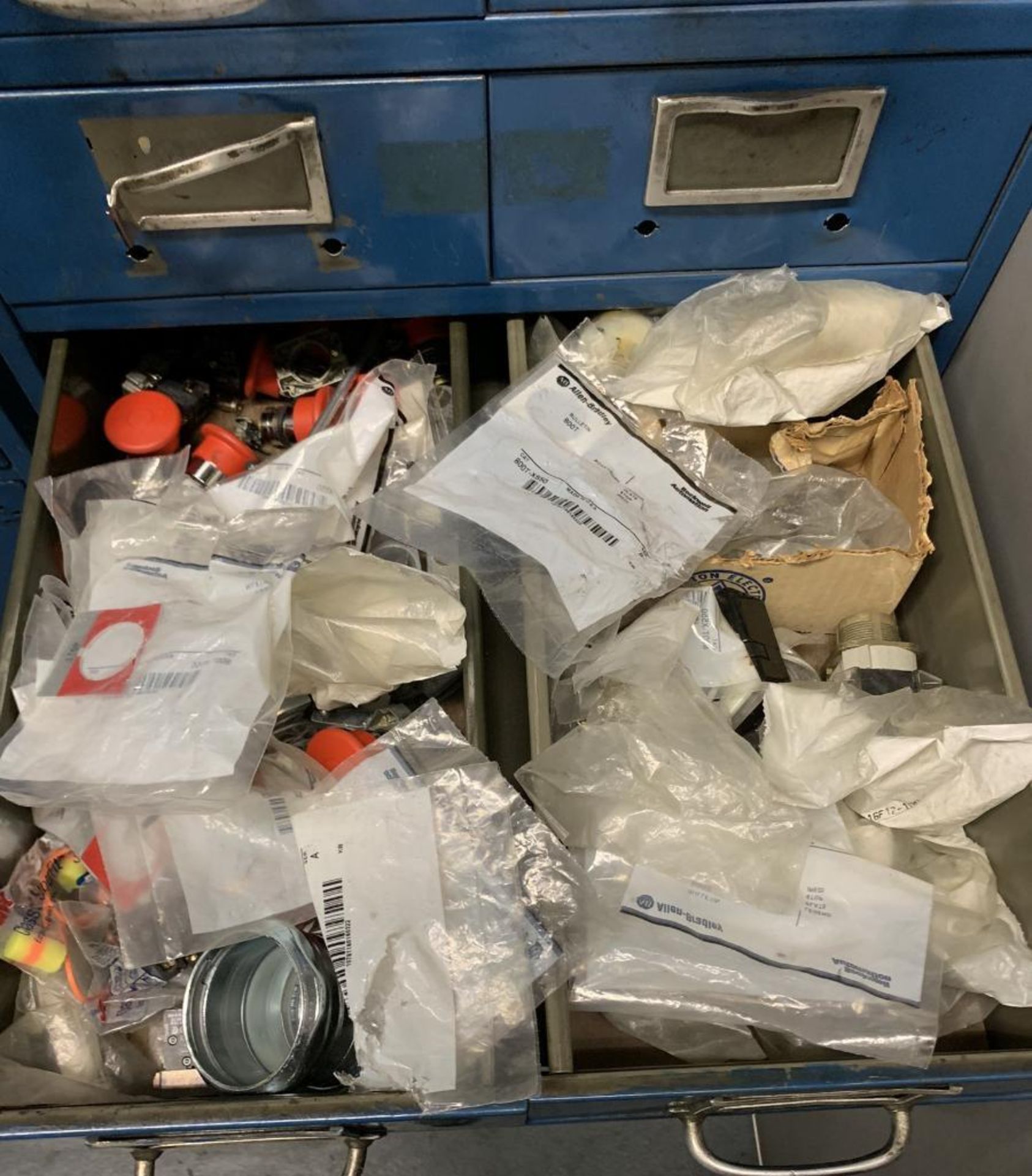 Contents of Room - Shelf Units, Spools of Wire, Contactors, Vacuum Pump, Electrical Supplies - Image 26 of 33