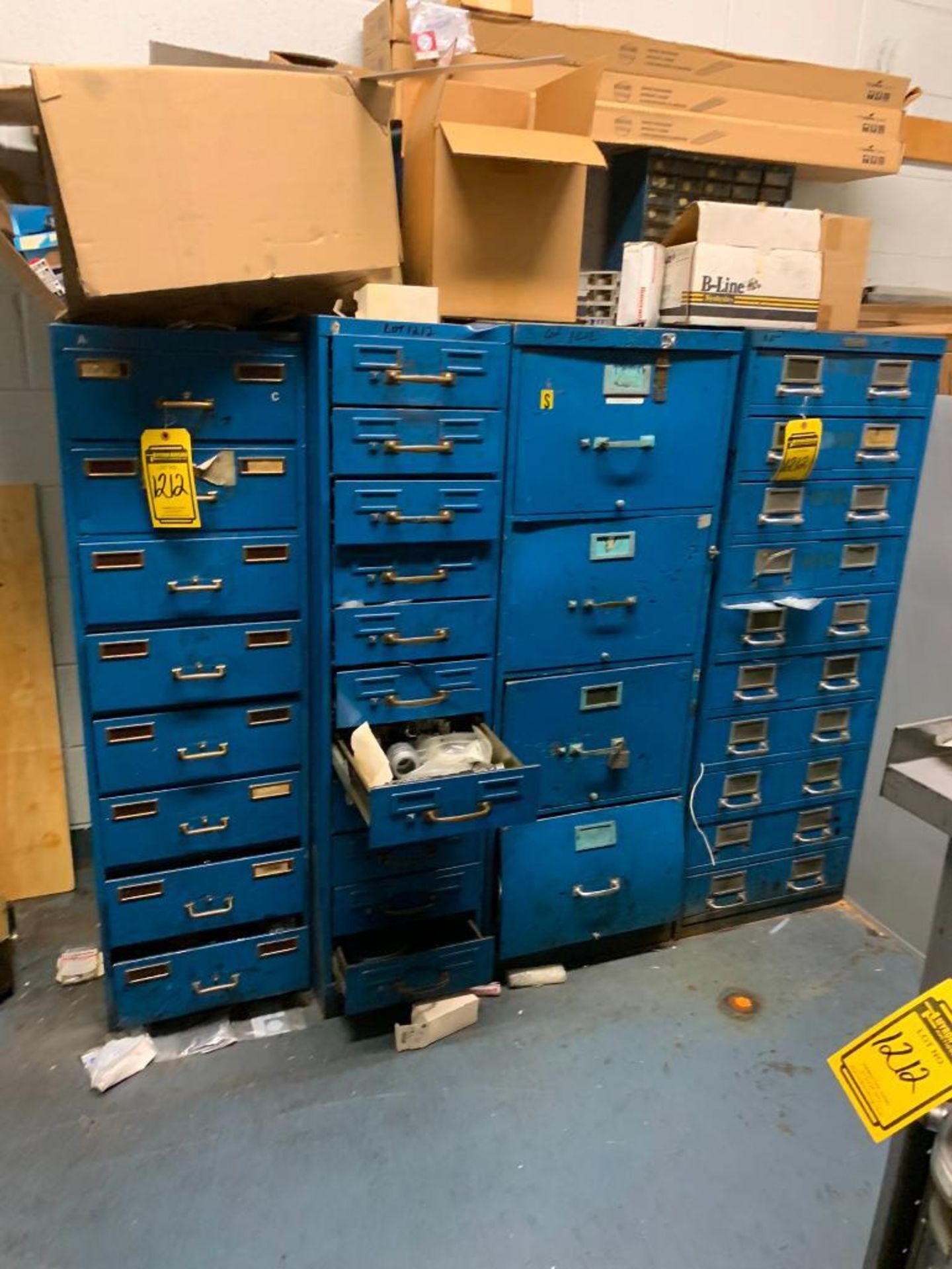 Contents of Room - Shelf Units, Spools of Wire, Contactors, Vacuum Pump, Electrical Supplies - Image 32 of 33