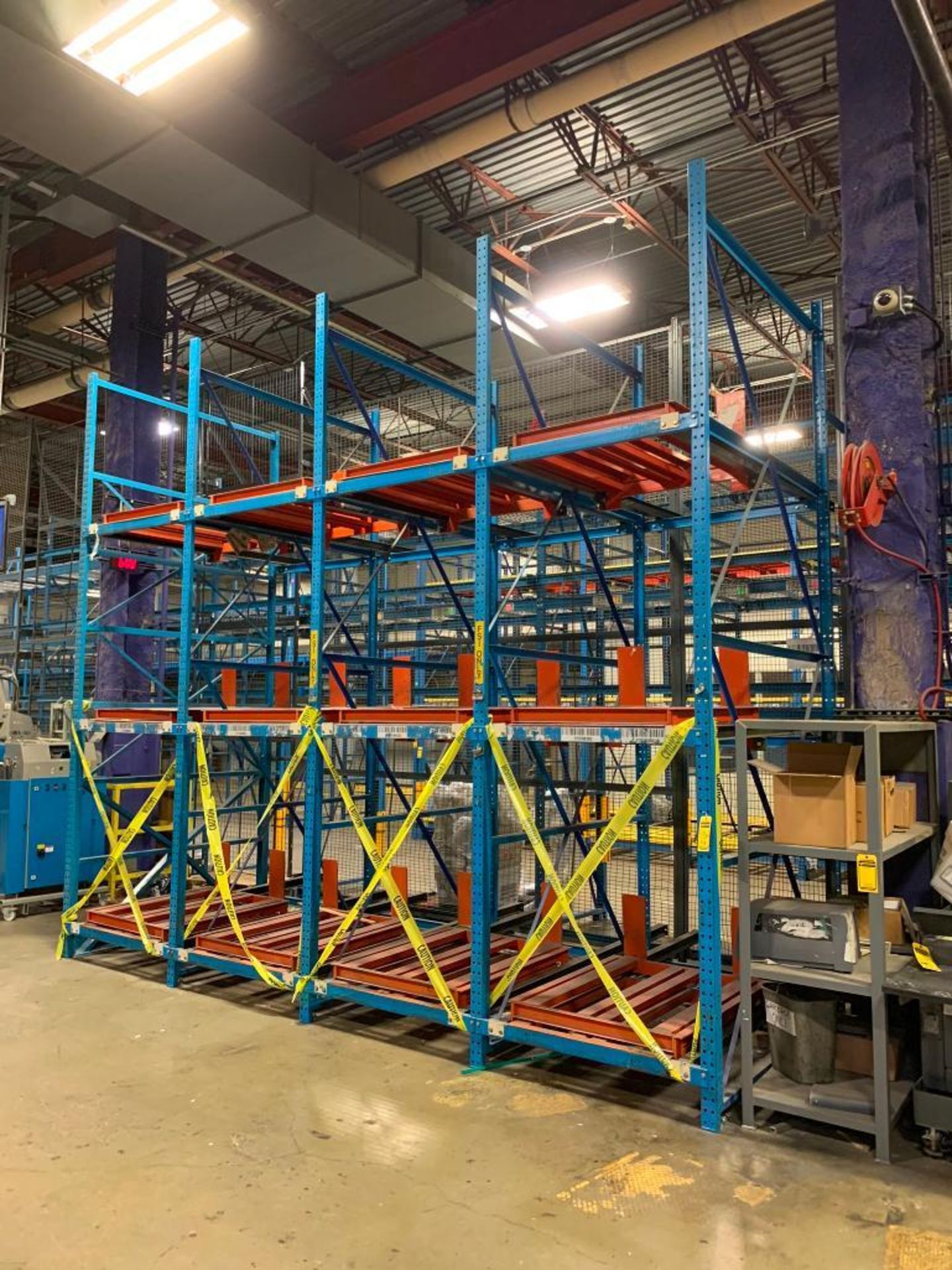 (4x) Bays of Bolt-Together Push-Back Rack; 15' T X 104" D, Each Bay Has (6) Pallet Positions - Image 2 of 5
