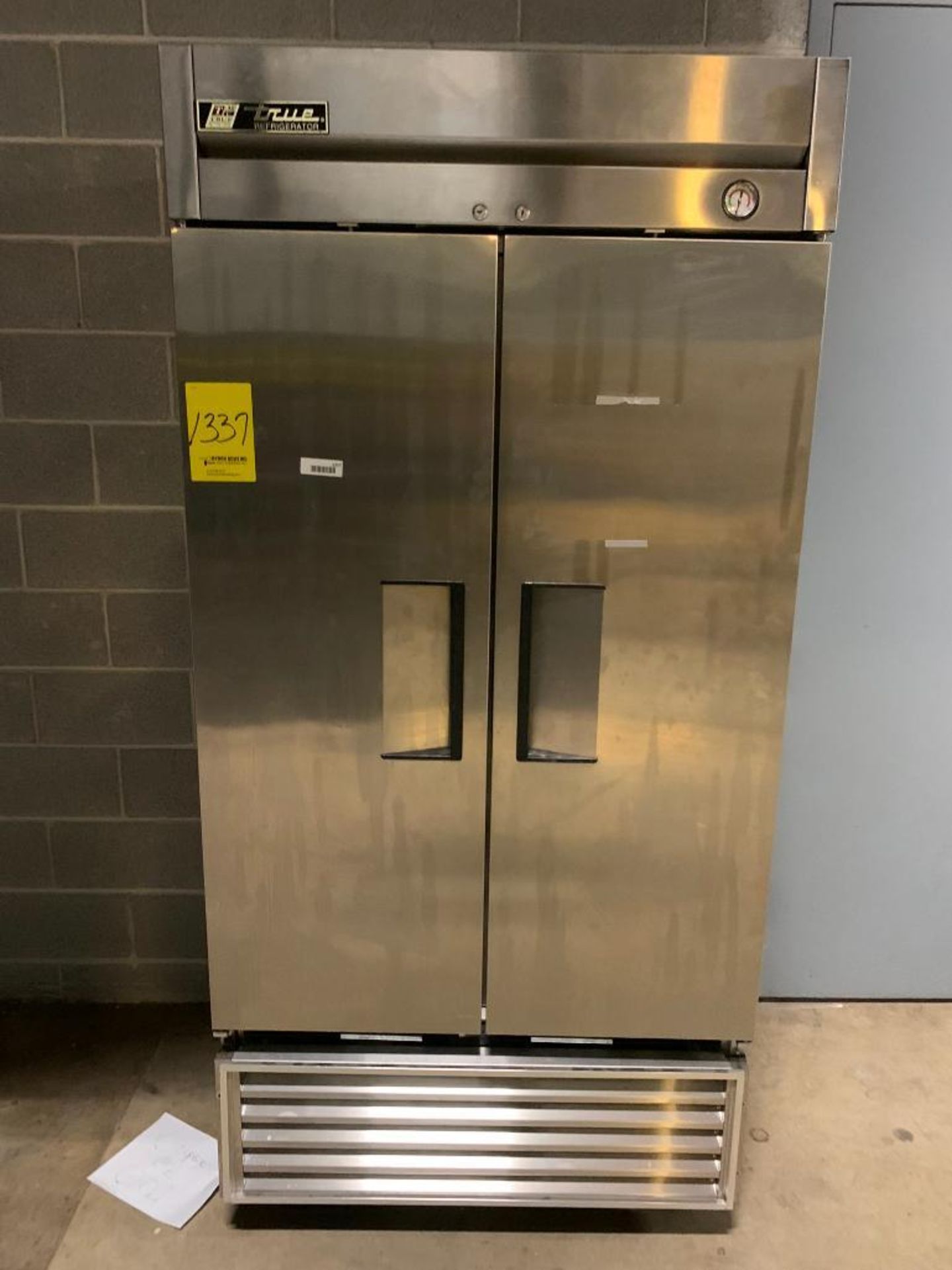 True Stainless Side by Side Refrigerator, Model T-35 - Image 2 of 3