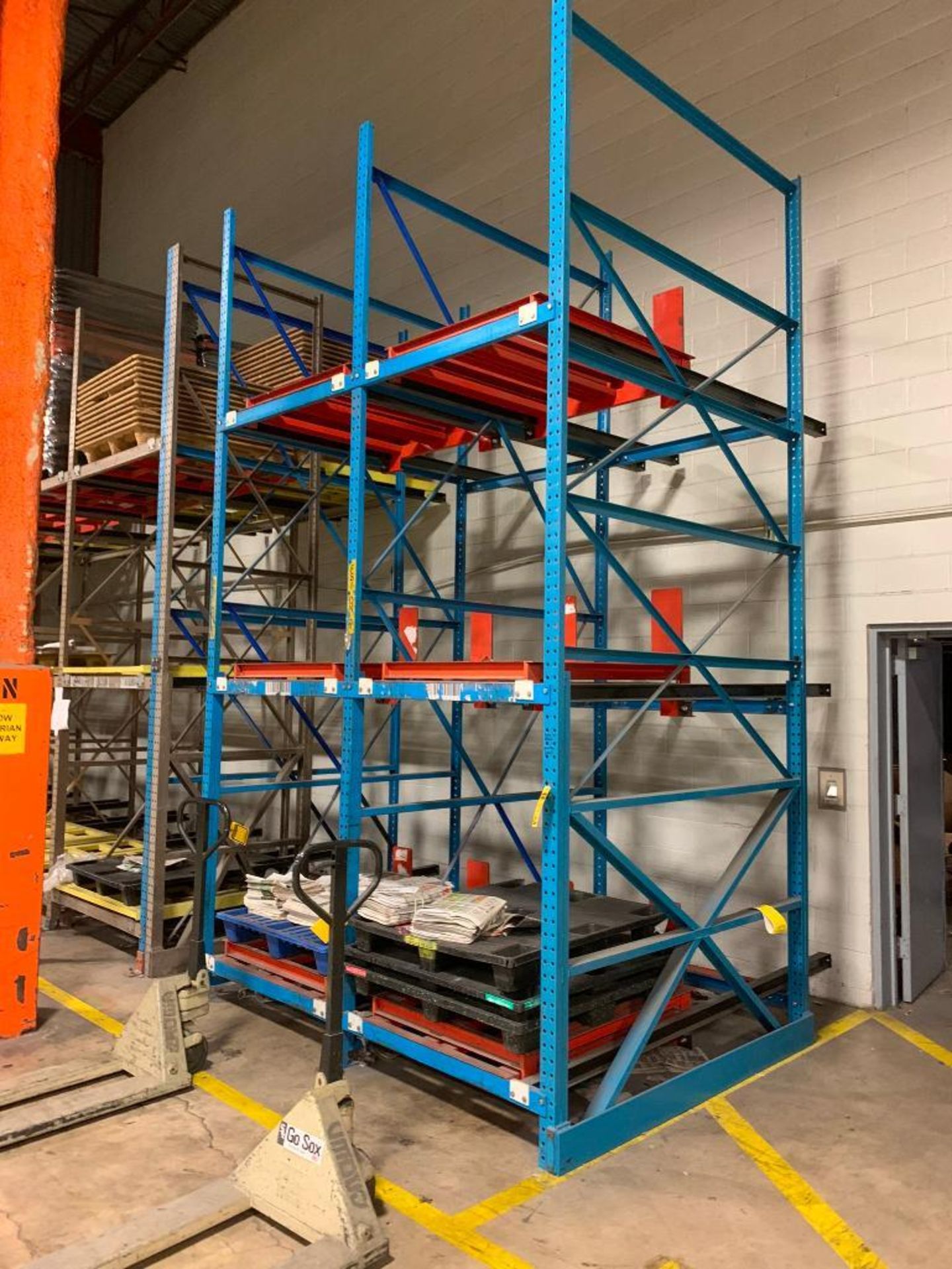 (12x) Bays of Bolt-Together Push-Back Rack; 15' T X 104" D, Each Bay Has (6) Pallet Positions - Image 2 of 9