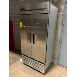 True Stainless Side by Side Refrigerator, Model T-35