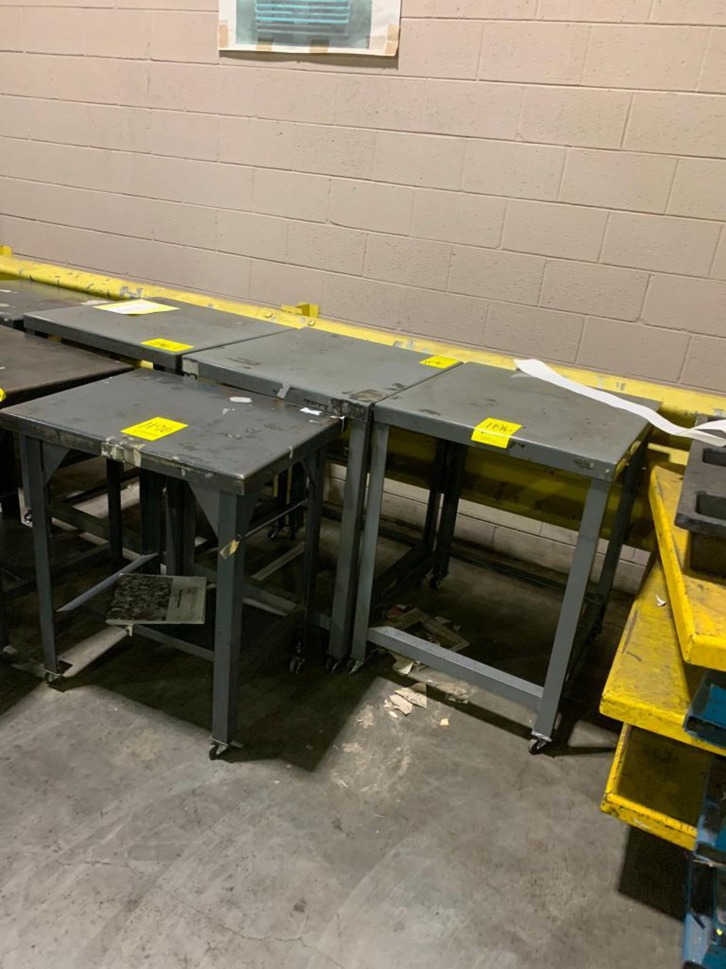 Assorted Tables on Wheels, Gravity Conveyor - Image 2 of 6