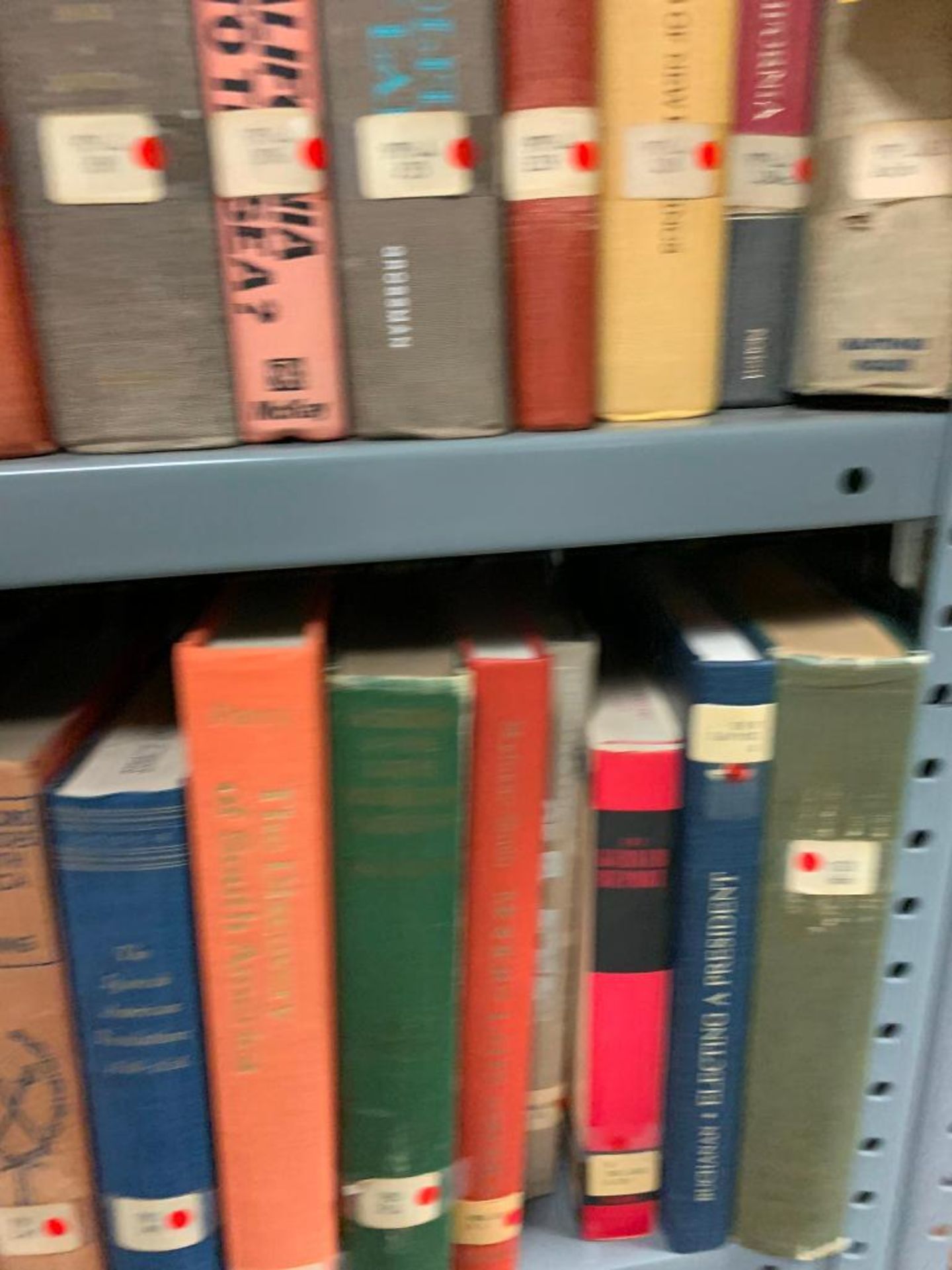 (6) Sections of Clip Shelving w/ Assorted History Books, Public Papers of Franklin D. Roosevelt, A H - Image 17 of 89