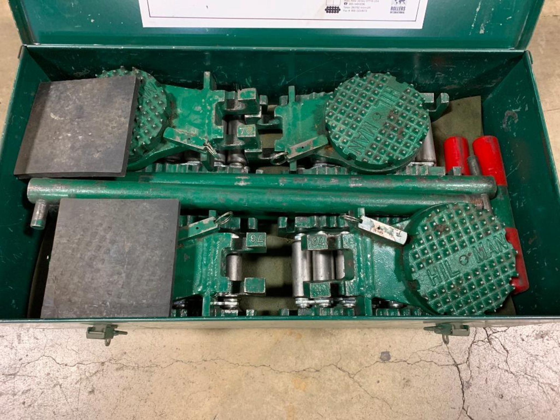 Hillman Rollers Deluxe Set 50-Ton Machine Skates - Image 2 of 3