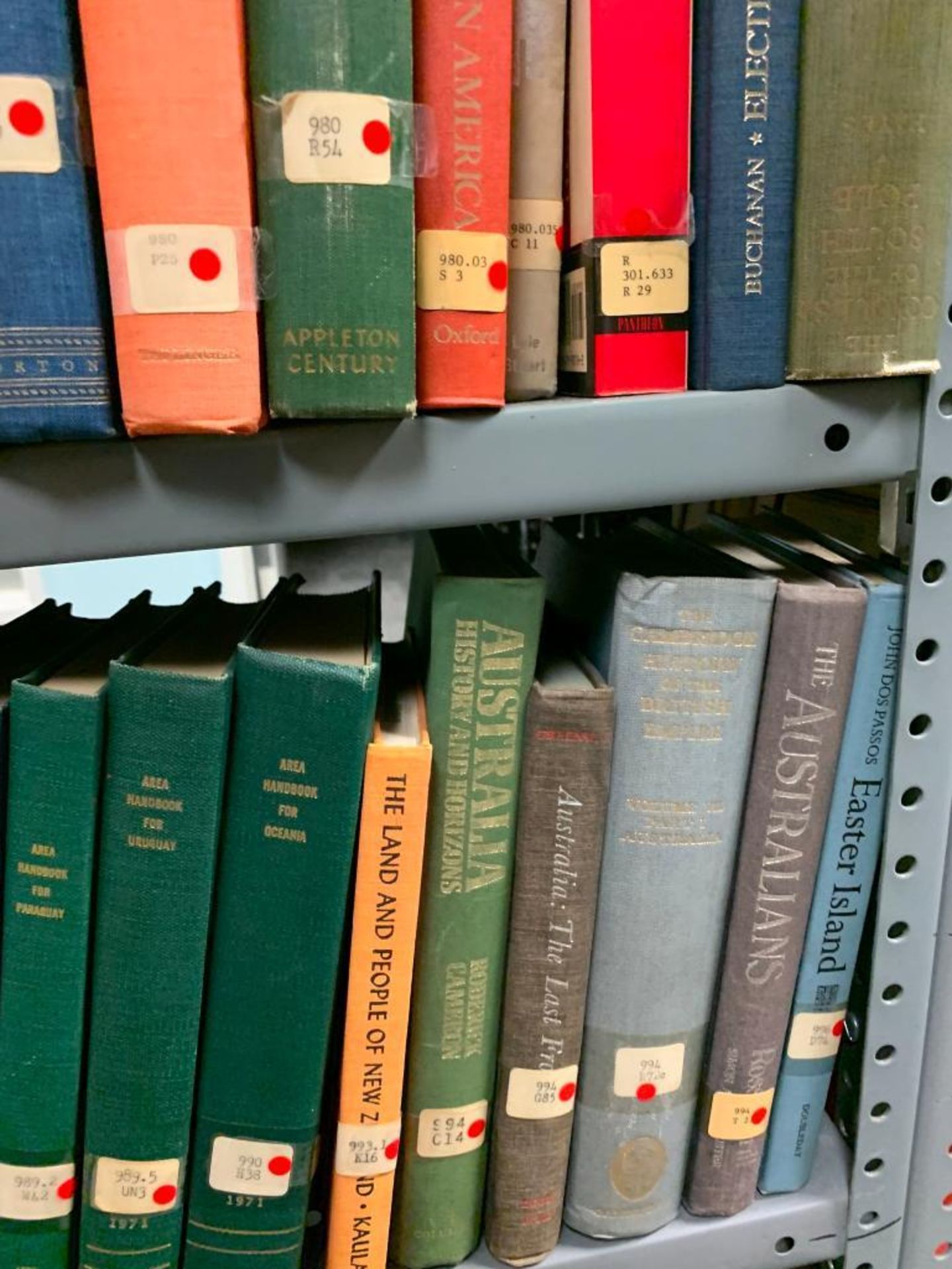 (6) Sections of Clip Shelving w/ Assorted History Books, Public Papers of Franklin D. Roosevelt, A H - Image 23 of 89