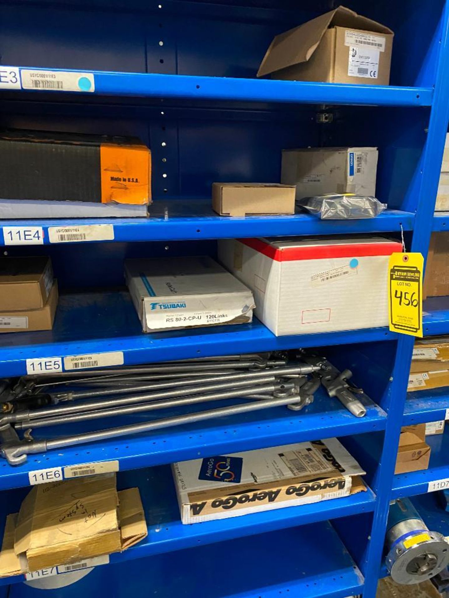 Shelving & Contents of Fuses, Gojo, Valves, & Conveyor Belt - Image 4 of 8