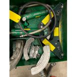 Greenlee Hydraulic Pipe Bender w/ 2", 1-1/2", 1-1/4", 3/4", & 1/2" Dies