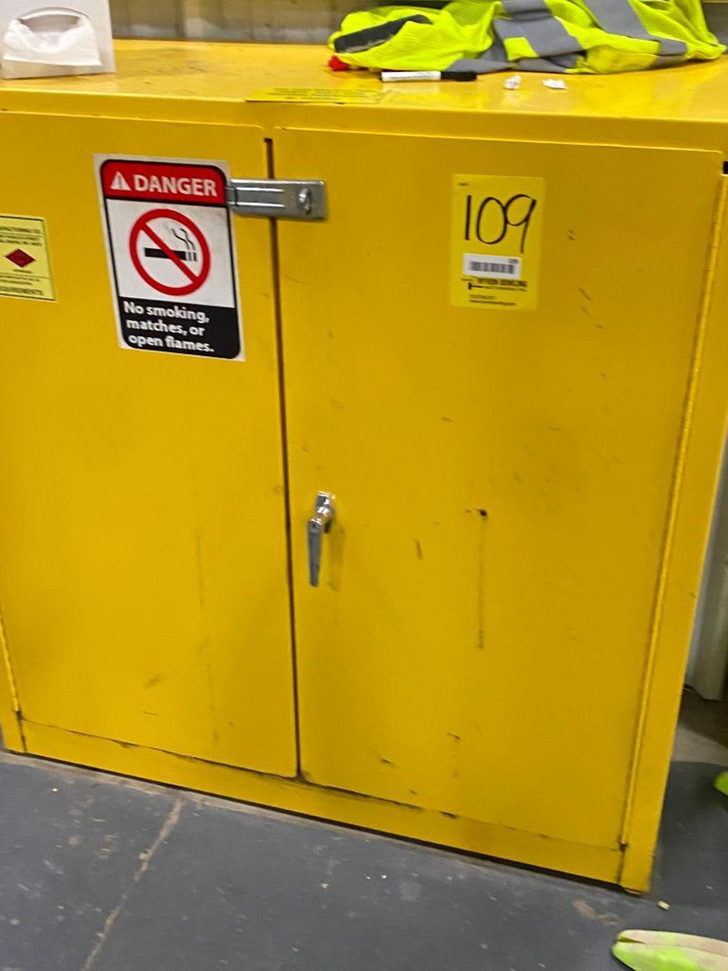 Eagle Flammable Liquid Storage Cabinet, 43" W x 44" T x 18" D