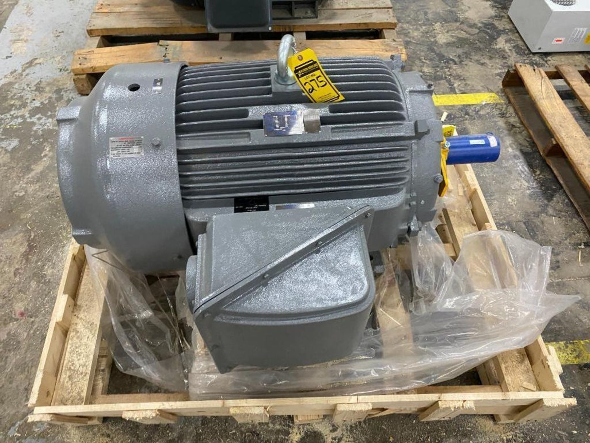 TECO Westinghouse 150 HP Electric Motor, 460 V, 1185 RPM, 447T Frame, 176 AMPS