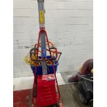 Dayton Electric Lift Platform, 220 LB. Cap., 68" Lift Height, w/ Pneumatic Diaphragm Pump, Hose, & C