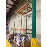 (5) Sections of Pallet Racking; (8) 14' x 42" D Uprights, (18) 4-1/2" x 96" Horizontal Beams, (12) 4