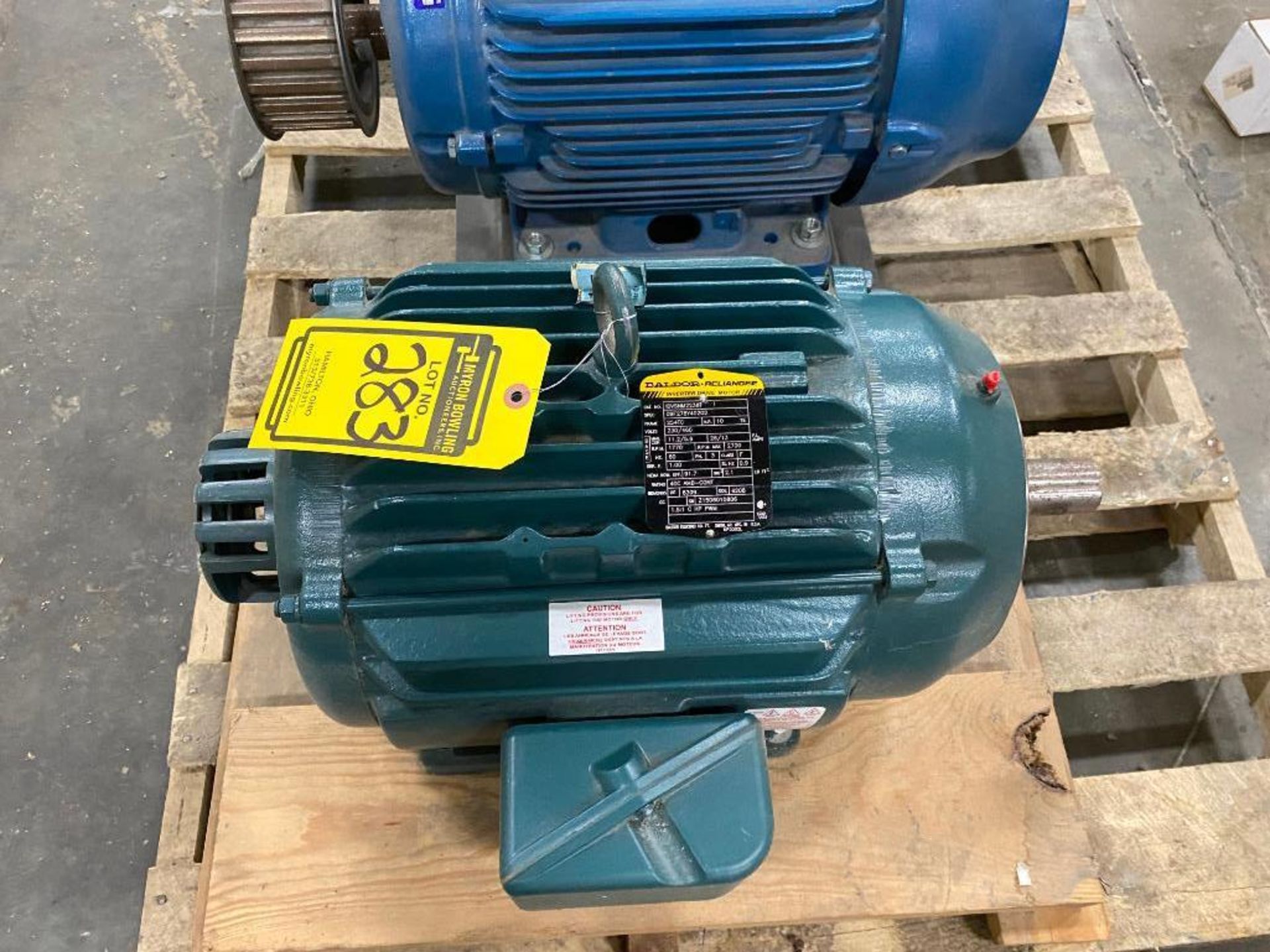 Baldor 10 HP Electric Motor, 230/460 V, 1770 RPM, 254TC Frame, 60 Hz