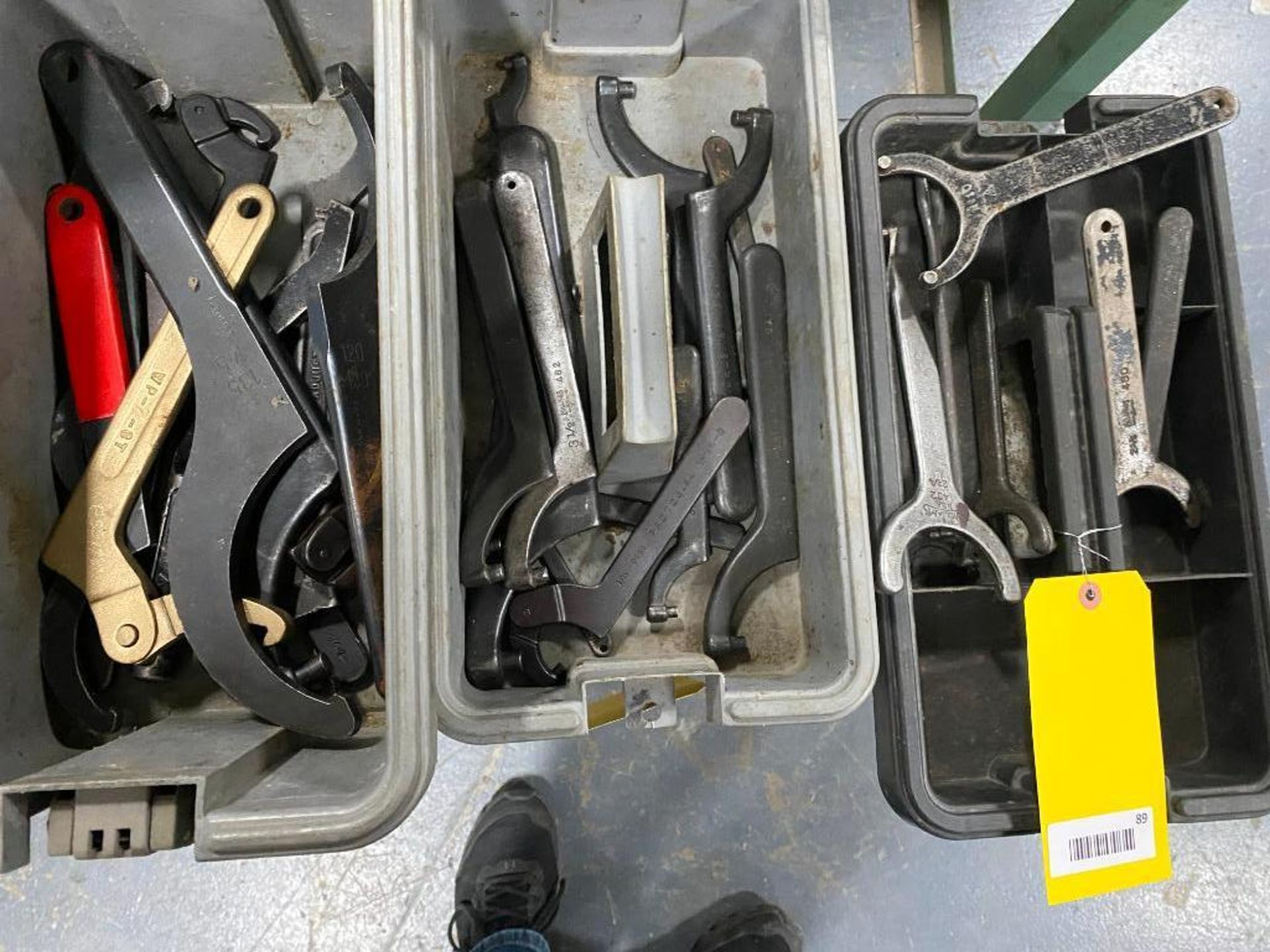 Assorted Size Spanner Wrenches
