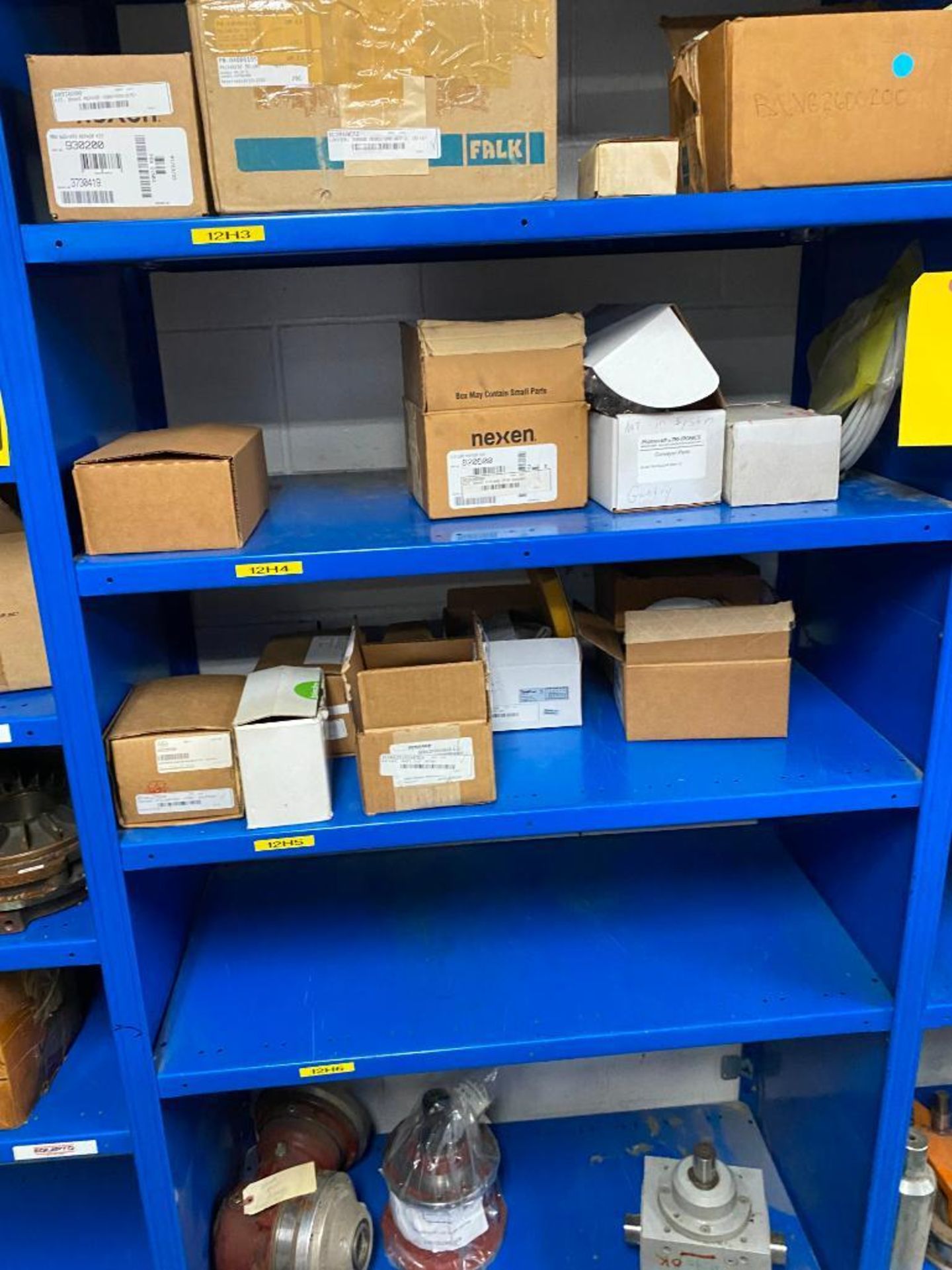 (3) Sections of Shelving & Contents of Gearboxes, Bearings, & Fly Wheels - Image 4 of 5