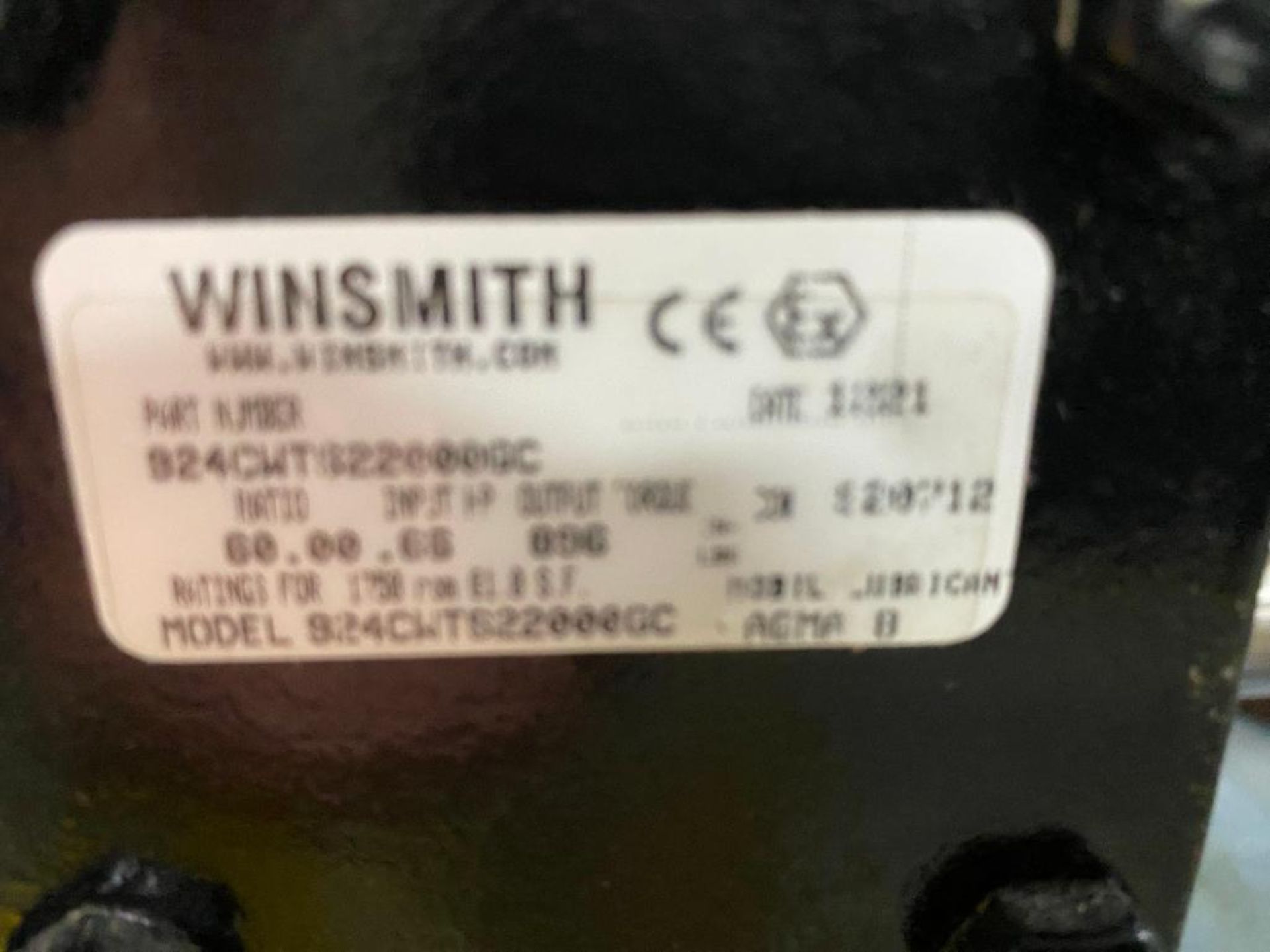 (2) Winsmith Speed Reducers, Part No. 924CWTS22000GC & 924CWT, Ratio: 60:66 & 30:1.23 - Image 2 of 2