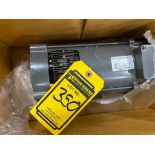 Baldor 1 HP Electric Direct Current Motor, 1750 RPM, 180 V, 56C Frame, Cat No. CDP3455