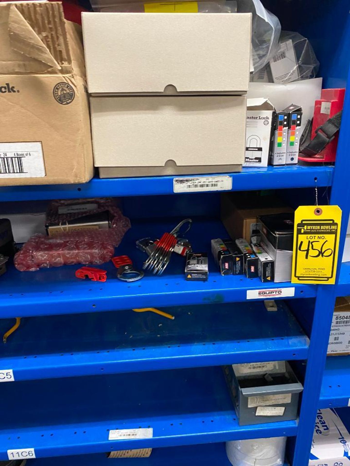 Shelving & Contents of Fuses, Gojo, Valves, & Conveyor Belt - Image 6 of 8