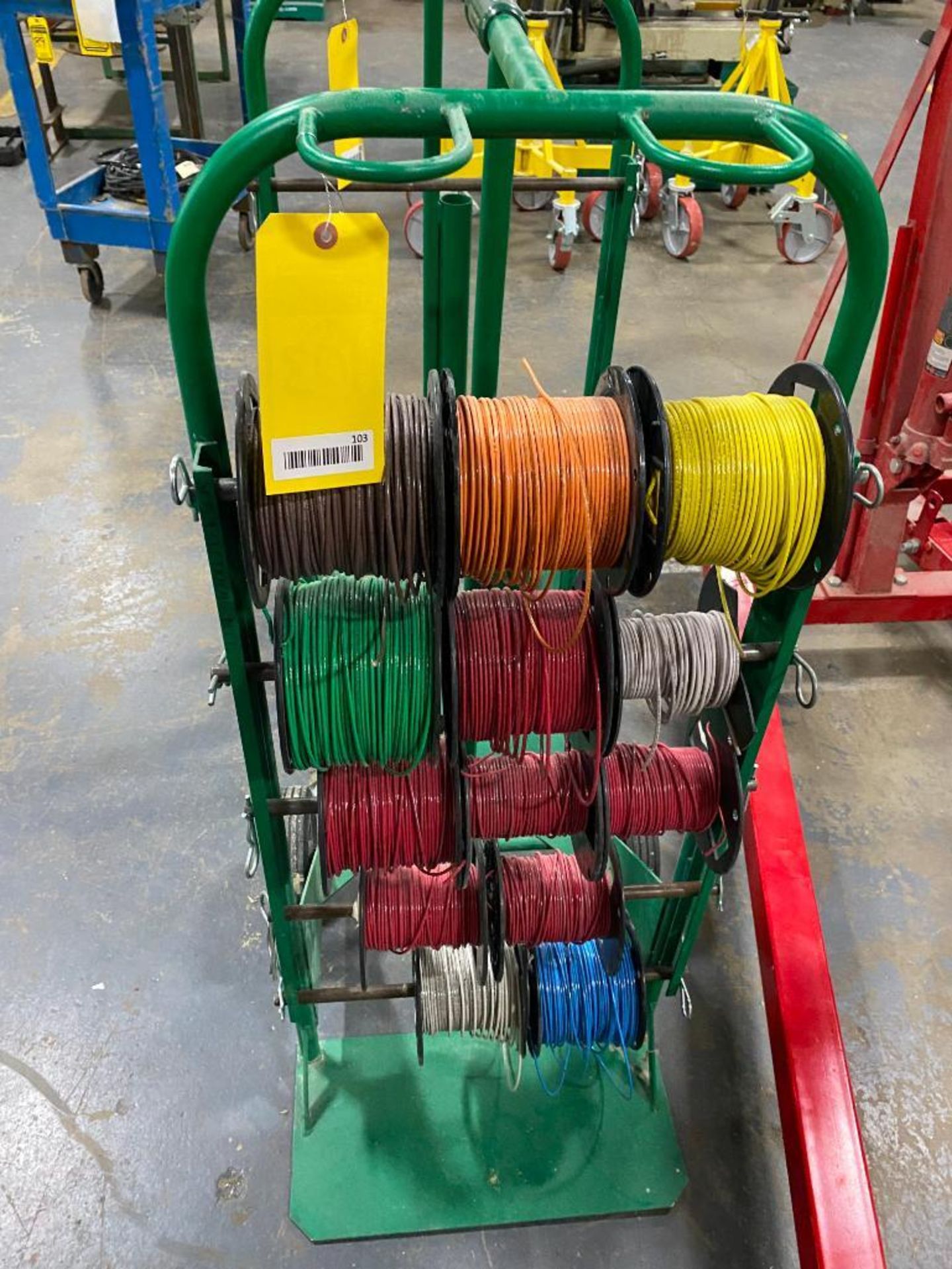 Greenlee Wire Cart w/ Contents