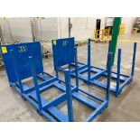 (2) Fork Pocketed Bale Racks, 41" x 94"