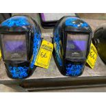 (2) Miller ClearLight Autoshade Welding Helmets, Welding Helmet, & Shield