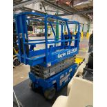 Genie GS-1930 Scissor Lift, 500 LB. Platform Cap., 250 LB. Cap. Extended Platform, 24 V, 617 Hours,